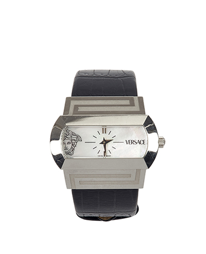 Versace Rectangle MEdusa Watch, front view